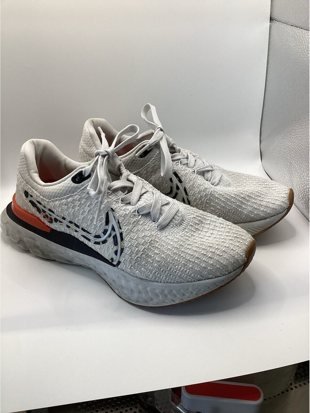 Size 9 .5  Nike React Infinity Run Flyknit 3 Leopard W